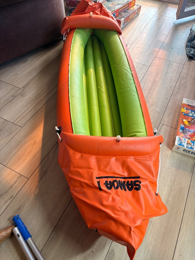Kayak gonflable, Watersport en Boten, Kajaks, Ophalen, Opblaasbaar, Gebruikt, 1-persoons