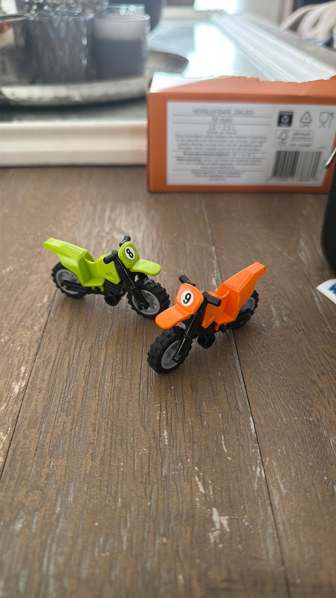 Lego crossmotors, Ophalen, Zo goed als nieuw