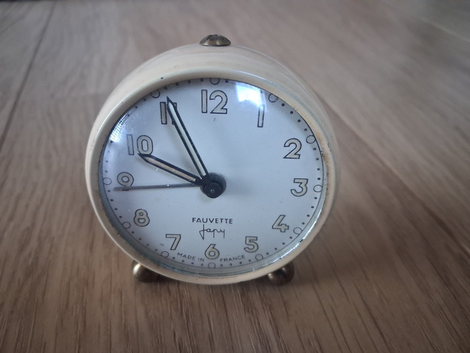 Réveil « Fauvette » Vintage  French Japy — Années 50/60, Antiquités & Art, Enlèvement ou Envoi