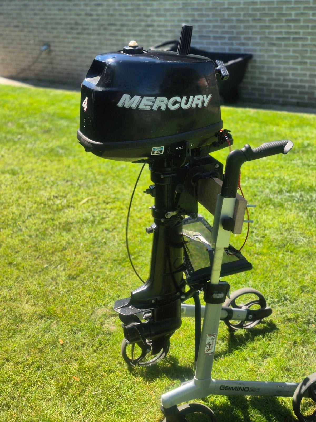 Mercury 4pk kortstaart, Sports nautiques & Bateaux, Moteurs Hors-bord & In-bord, Utilisé, Essence, Moteur hors-bord, Moins de 5 ch
