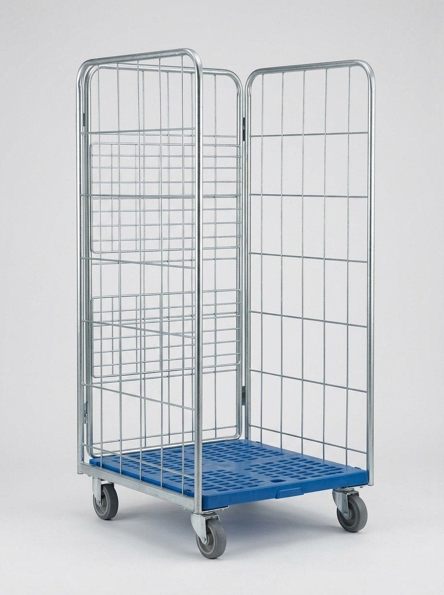 Lot de Roll-Conteneurs Logistiques – Chariots Grillagés, Enlèvement