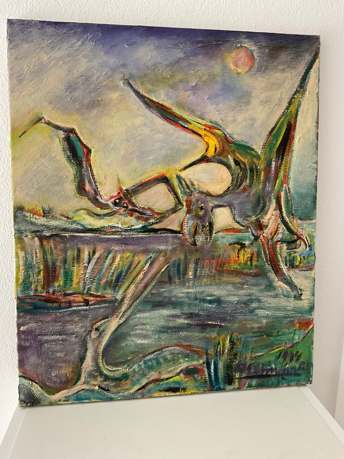 Peinture abstraite, Antiquités & Art, Enlèvement ou Envoi