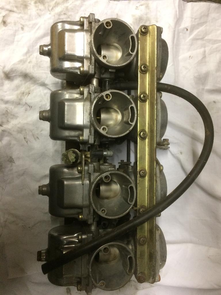 Suzuki gs/gsx 750 mikuni carburatorset 1980-'82, Ophalen, Gebruikt