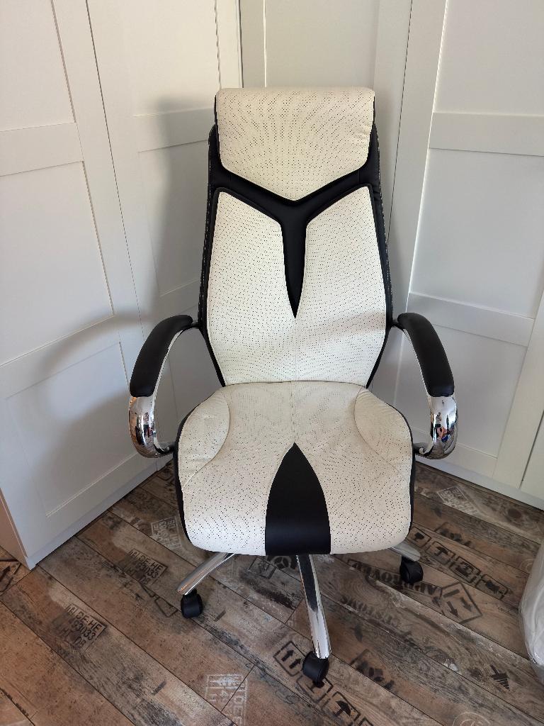Chaise de bureau / fauteuil gaming ergonomique, Comme neuf, Enlèvement, Blanc, Chaise de bureau