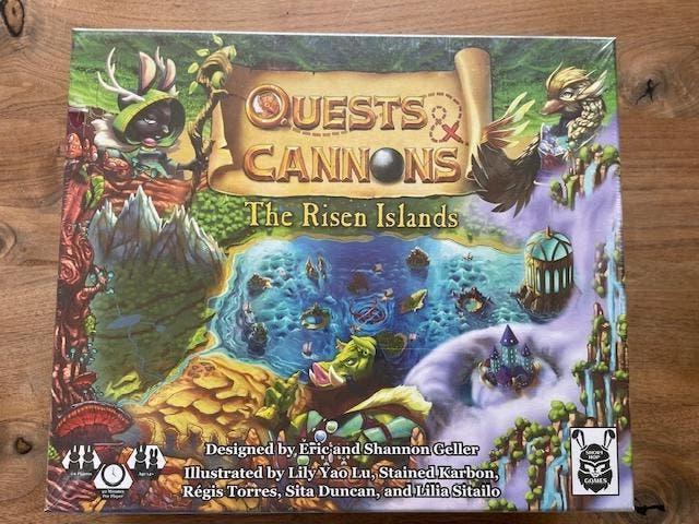 Quests & Cannons Kickstarter, Hobby en Vrije tijd, Gezelschapsspellen | Bordspellen, Ophalen of Verzenden, Zo goed als nieuw