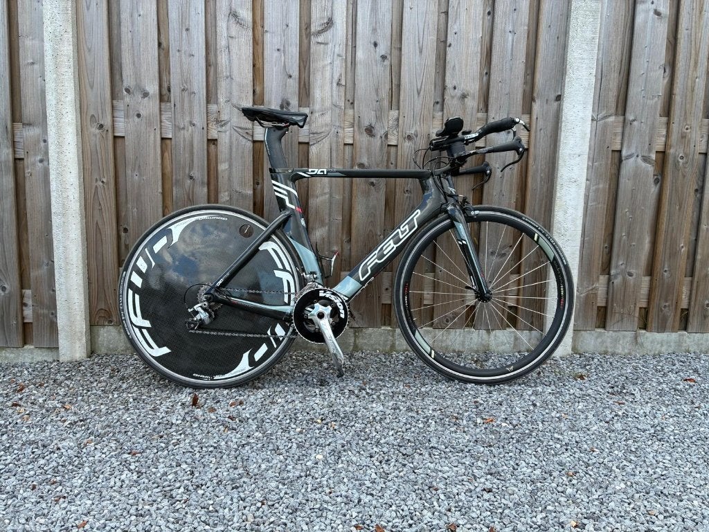 Tijdritfiets Felt 10speed, 28 inch, Gebruikt, 10 tot 15 versnellingen, Velgrem