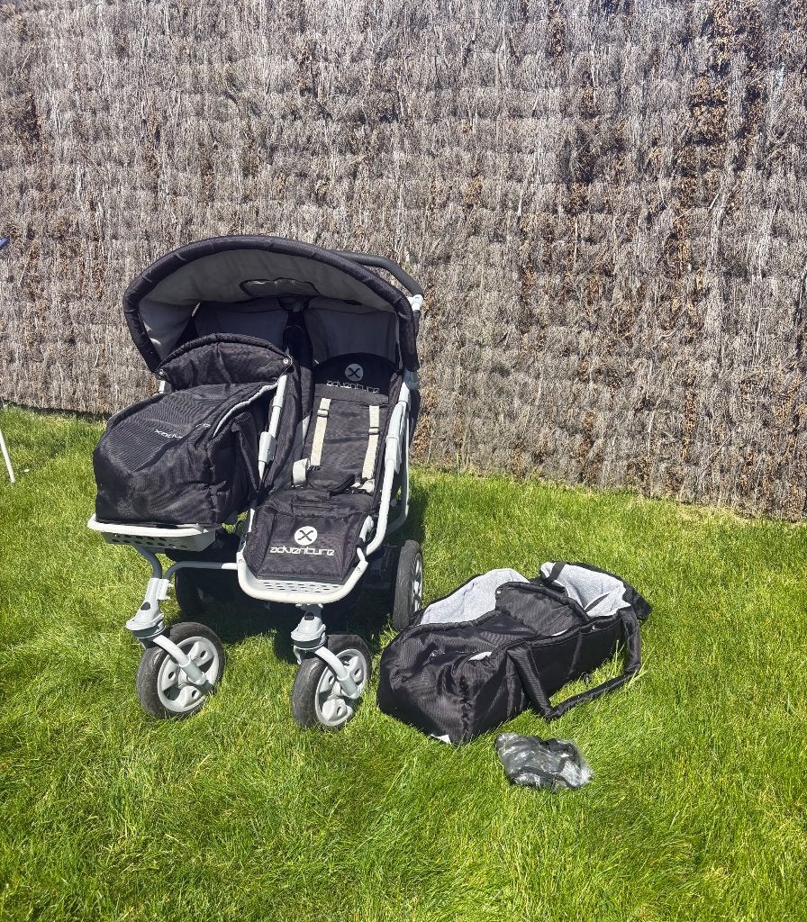 Tweelingbuggy xadventure, Ophalen, Gebruikt, Kinderwagen of Buggy