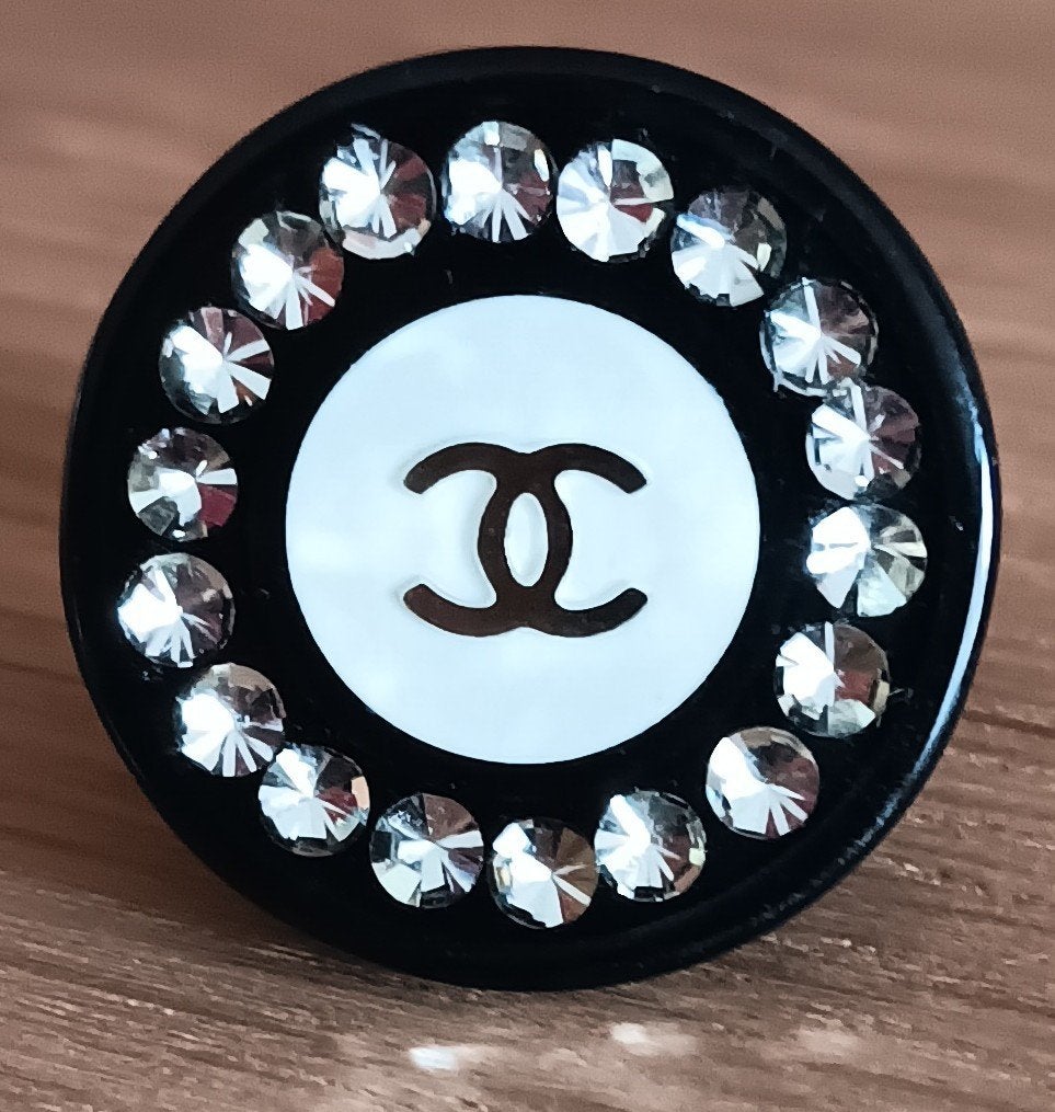 Chanel ring vintage TELEPHONE, Ophalen, Overige materialen, Ring