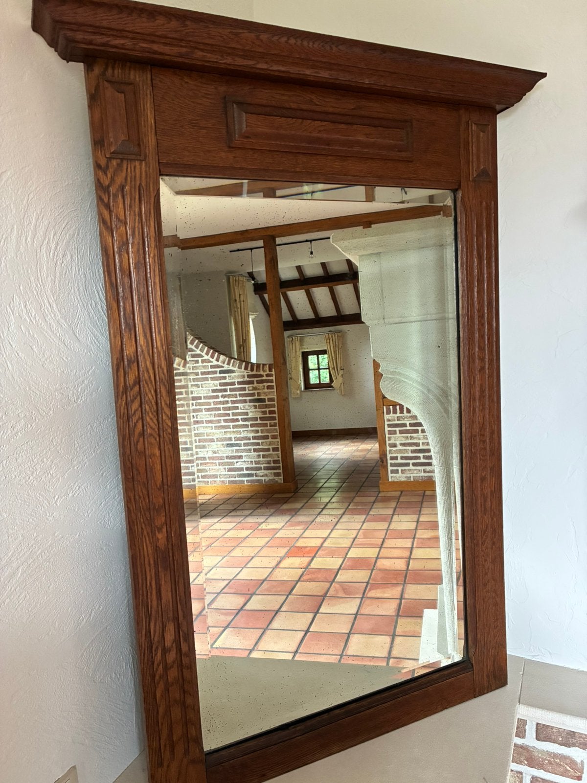 Antieke spiegel, Ophalen
