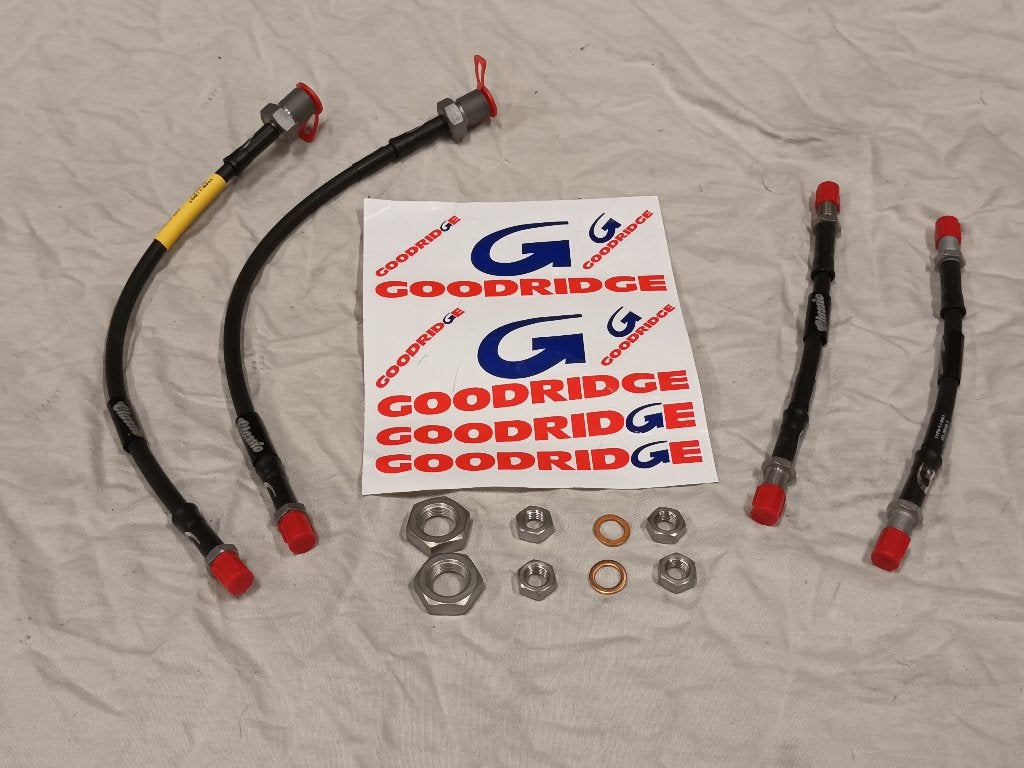 aeroquip remflexibel set ZWART schijfremmen Classic Mini, Ophalen, Nieuw, Mini