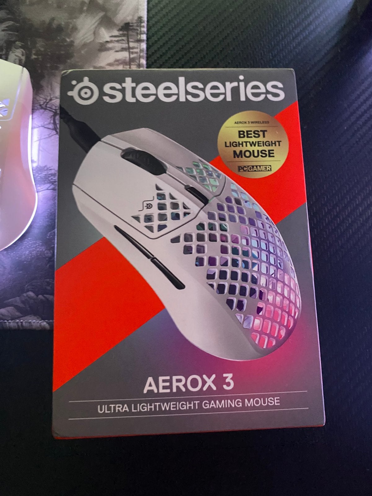 Steelseries aerox 3 wit bedraad, Souris, Enlèvement ou Envoi, Comme neuf, Steelseries