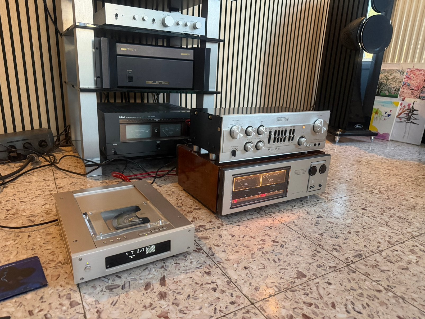 Luxman m-4000 + c-1010, Enlèvement