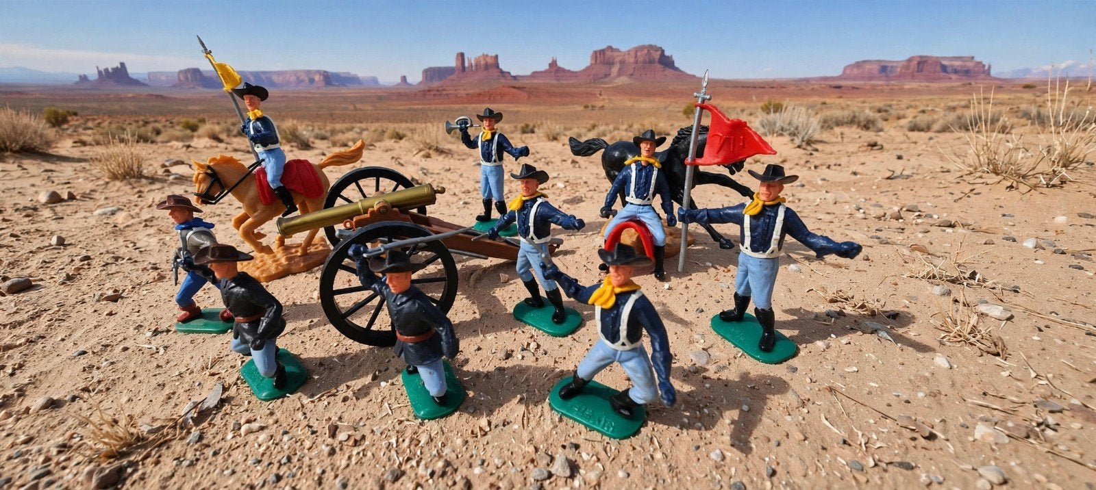 lot de Timpo cavalerie us, Enlèvement