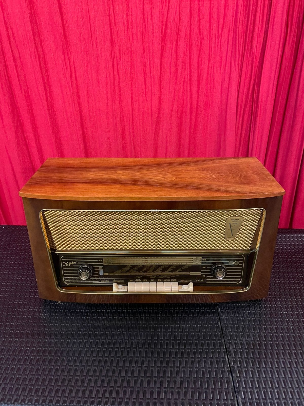 originele jaren ’50 Tefifon buizenradio - bandenspeler, TV, Hi-fi & Vidéo, Enlèvement, Comme neuf, Radio