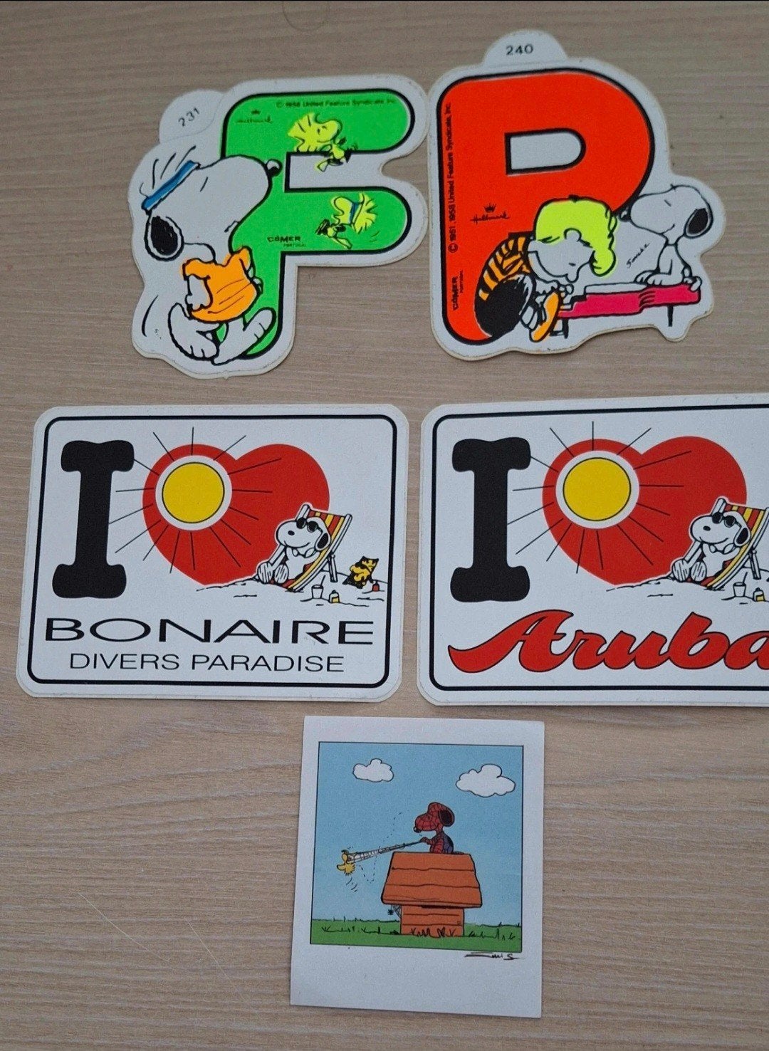 lot stickers Snoopy stripfiguur strip Peanuts, Ophalen of Verzenden, Zo goed als nieuw, Strip of Tekenfilm