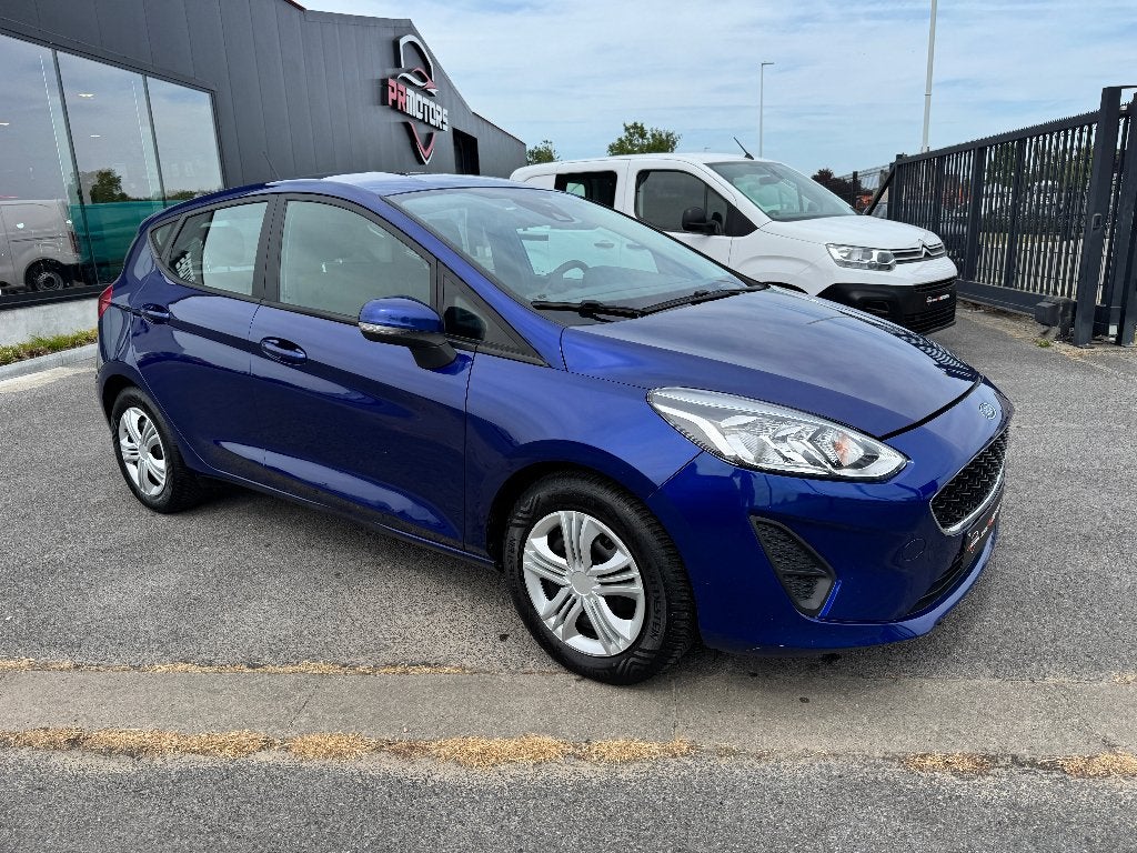 Ford Fiesta 1.0 Benzine Airco DAB-radio Bluetooth, Voorwielaandrijving, Stof, 580 kg, Blauw