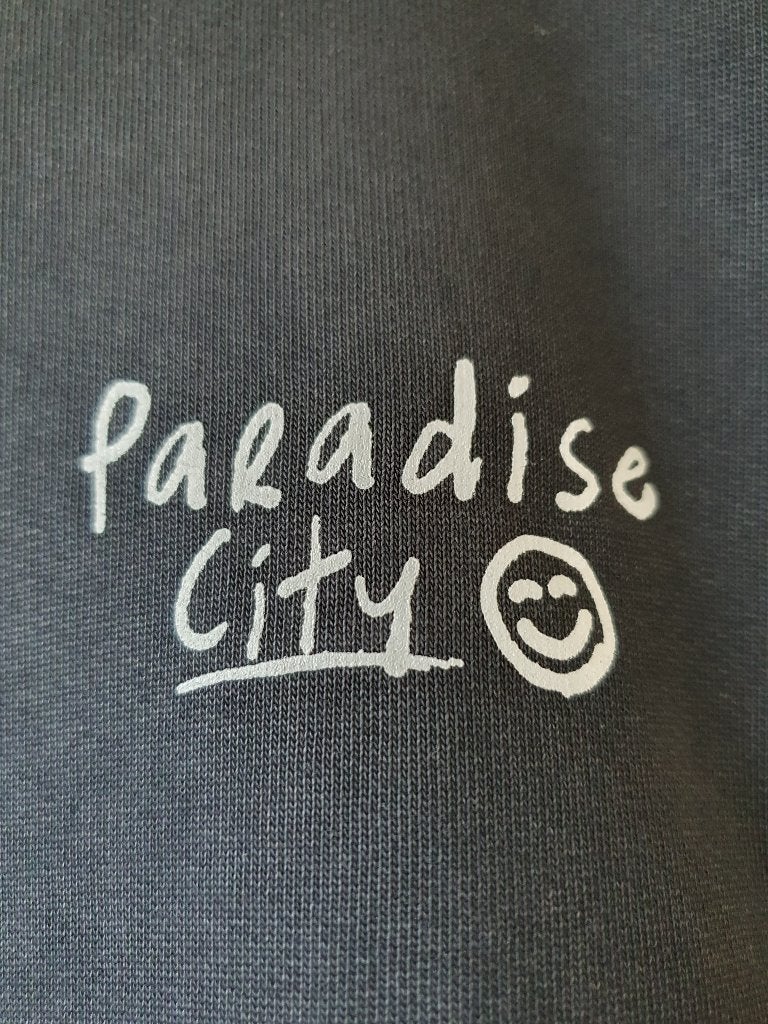 Trui Paradise City Festival, Vêtements | Hommes, Pulls & Vestes, Enlèvement ou Envoi, Comme neuf, Taille 48/50 (M), Bleu