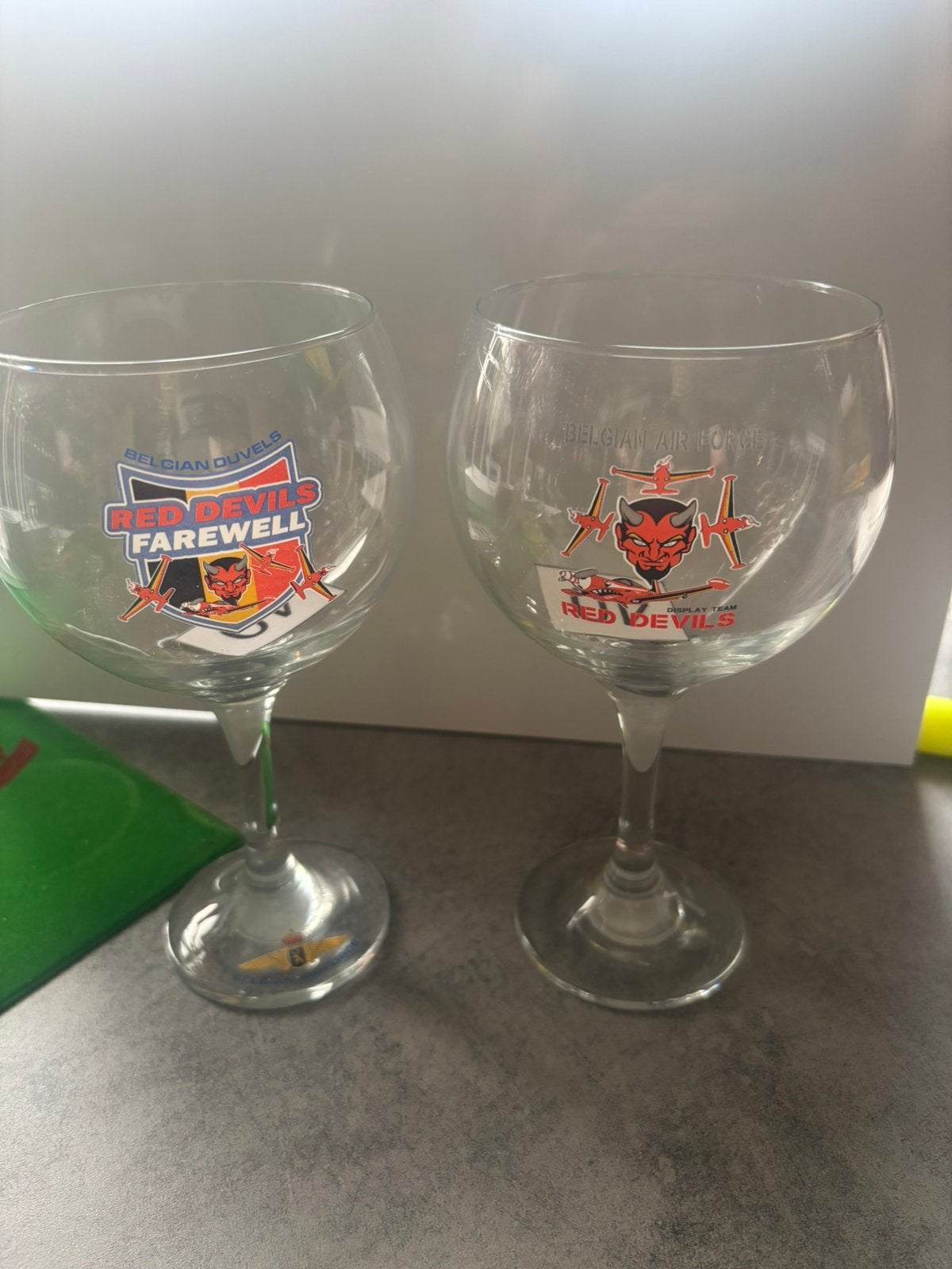 Red devils gin glazen, Collections, Enlèvement ou Envoi, Neuf