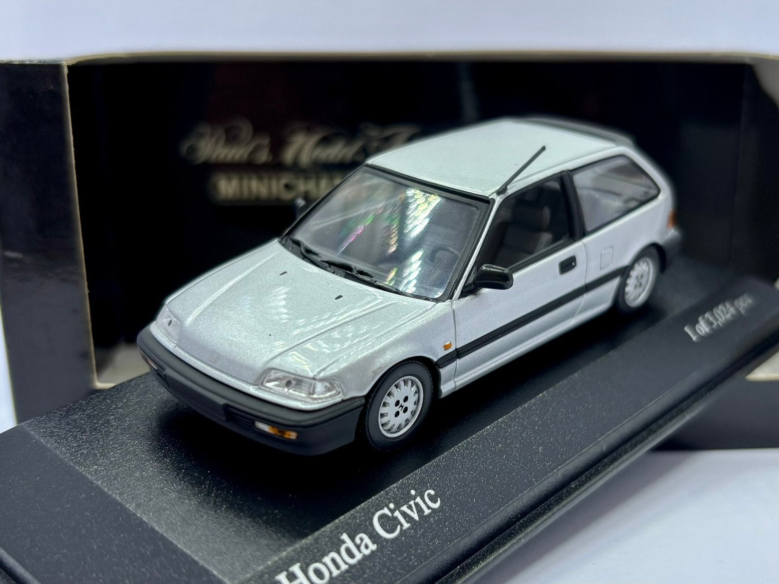 1:43 Honda Civic 1990, Ophalen of Verzenden, Zo goed als nieuw, MiniChamps