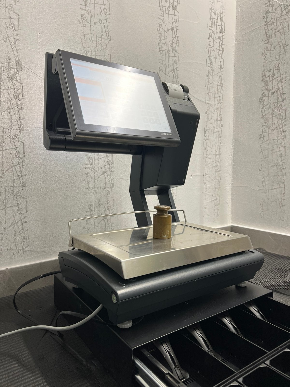 BIZERBA KH II PRO CAISE BALANCES SCALE WEEGSCHAAL, Balance de magasin, Enlèvement ou Envoi, 10 à 50 kg, 1 à 500 grammes