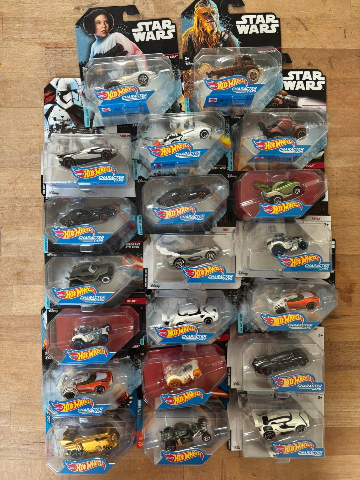 Lot Hot Wheels Star Wars Character Cars & Carships, Enlèvement ou Envoi, Comme neuf