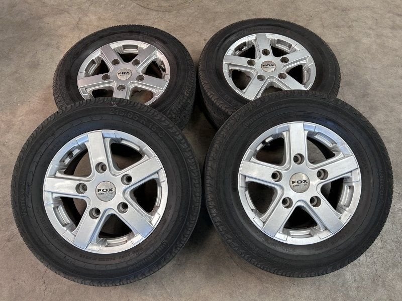 15 inch FOX velgen + zomerbanden Ford Transit Custom, Autos : Pièces & Accessoires, 15 pouces, Pneus et Jantes, -, Utilisé