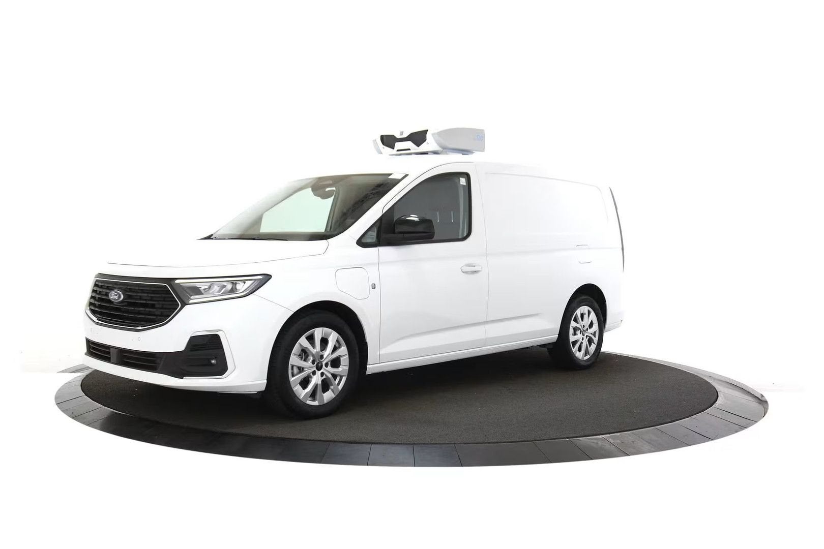 Ford Transit Connect 1.5 EcoBoost PHEV L2 Limited Koelwagen, Auto's, Bestelwagens en Lichte vracht, Automaat, Wit, Hybride Elektrisch/Benzine