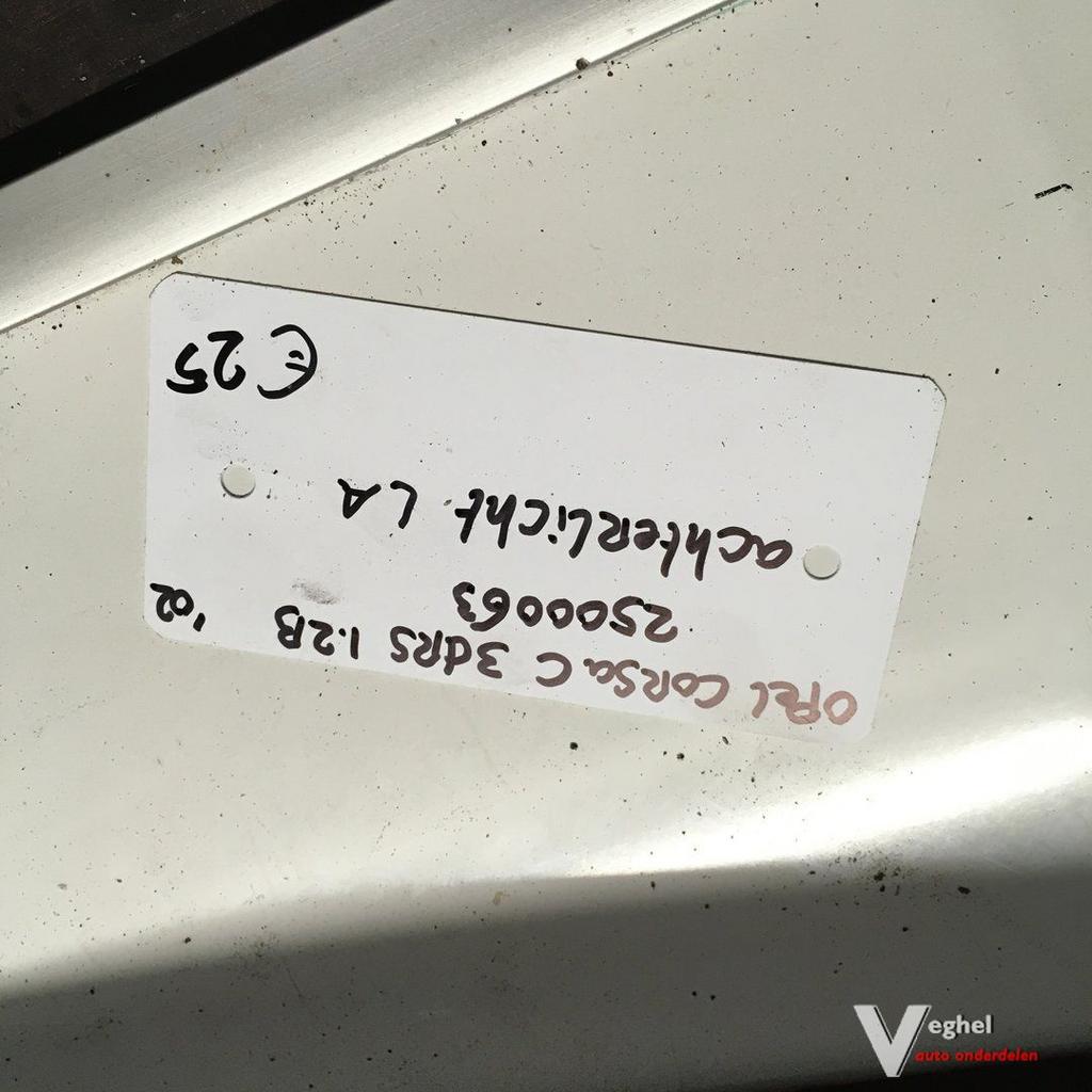 Opel Corsa C 1.2B 3 drs 2002 Wagennr 2500063   Achterlicht, Auto-onderdelen, Gebruikt, -, -, Ophalen of Verzenden