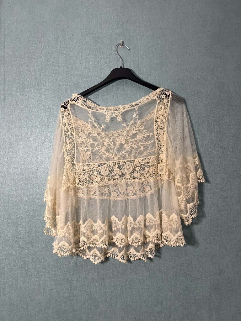 Crème kanten zwangerschapstopje – fotoshoot, Kleding | Dames, Ophalen, Beige