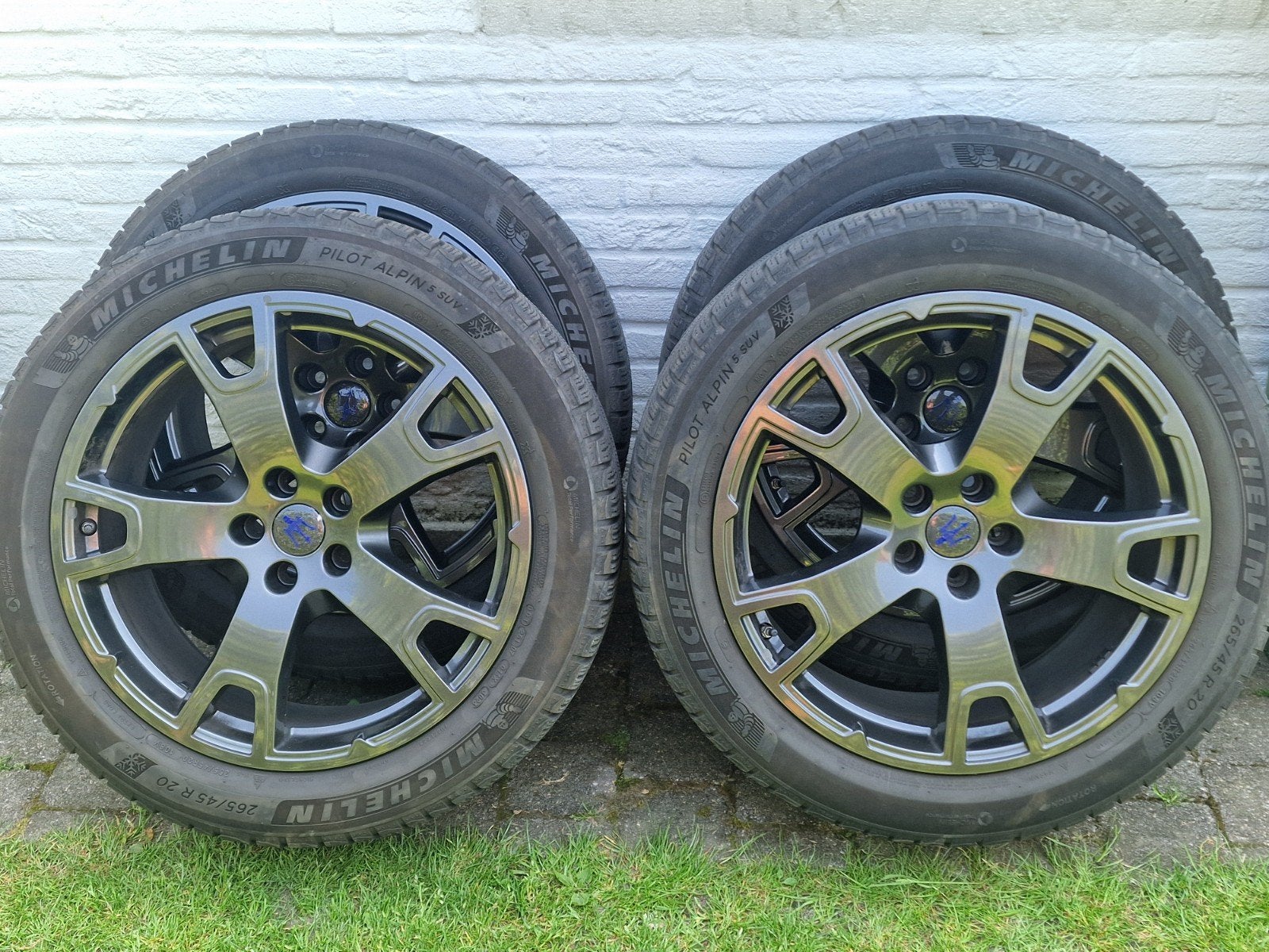 Maserati levante orig.velgen en winterbanden top conditie, Ophalen, Gebruikt, Velg(en), 265 mm