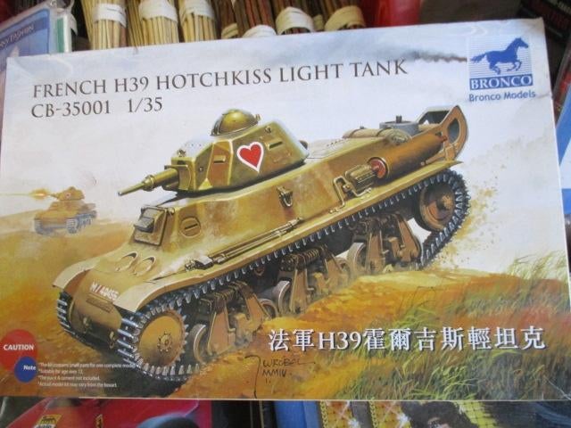 model kit "hotchkiss H39, Ophalen of Verzenden, Nieuw