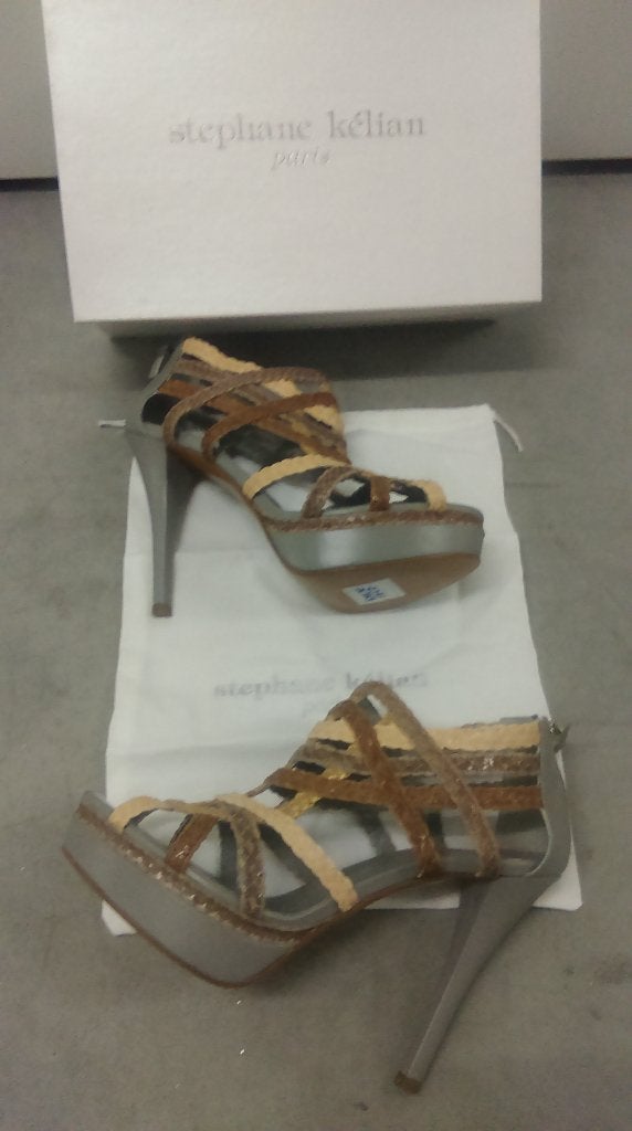266* STEPHANE KELIAN - sandales haut gamme cuir 545 € (40,5), Neuf, Autres couleurs, Chaussures à haut talons, Stéphane Kelian