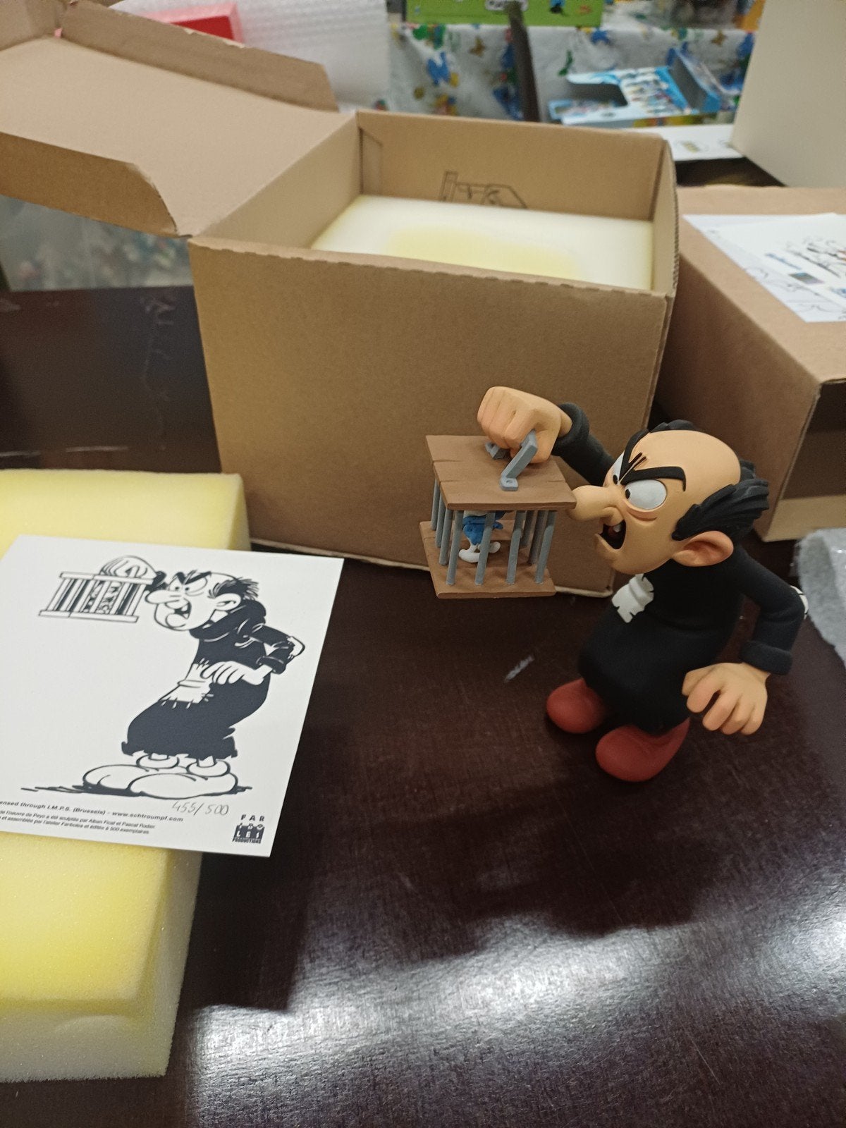 Gargamel Fariboles, Ophalen of Verzenden, Smurfen, Zo goed als nieuw, Beeldje of Figuurtje