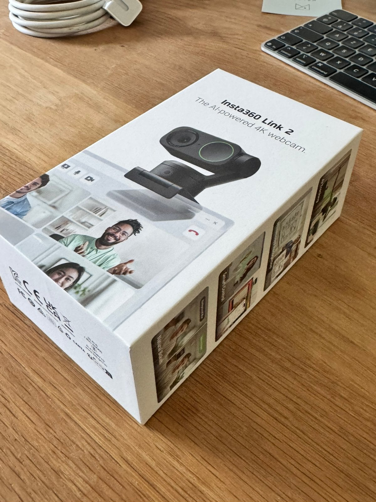 Insta360 Link 2 4K-webcam, Ophalen of Verzenden, Zo goed als nieuw