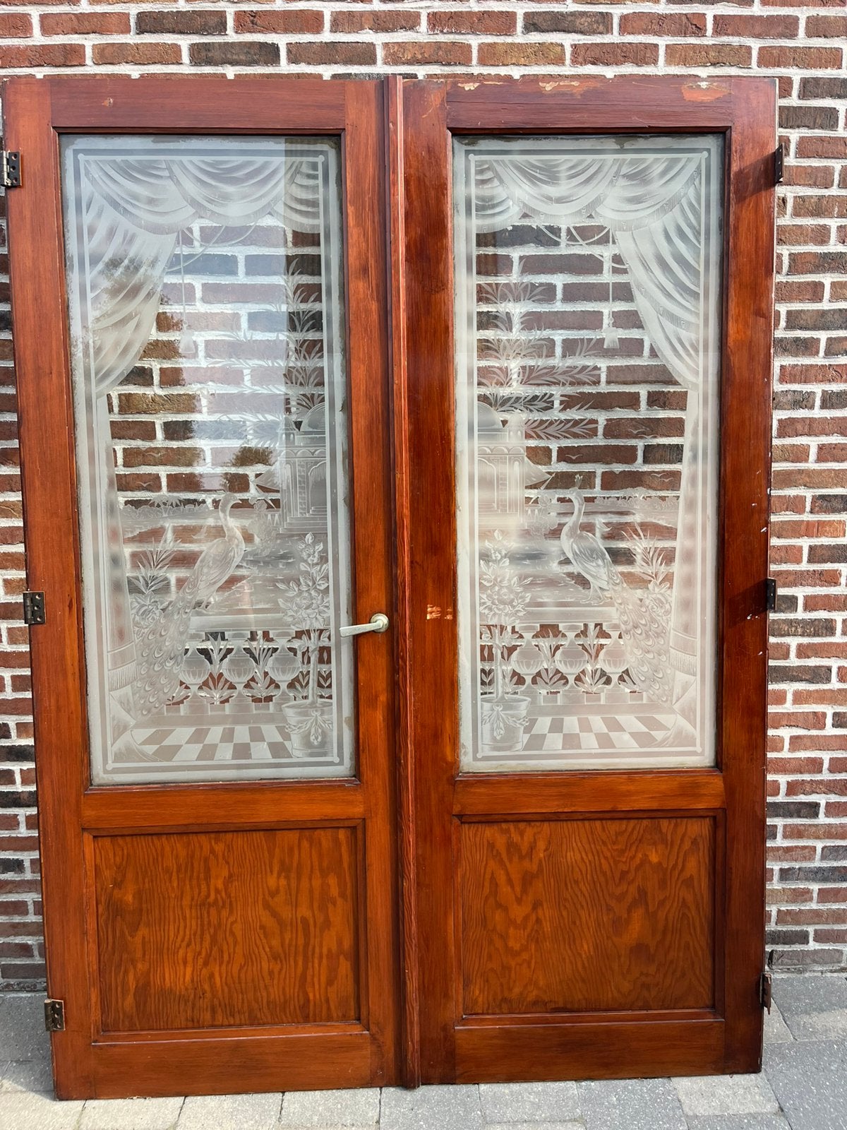 Antieke glasdeuren, Doe-het-zelf en Bouw, Ophalen, Gebruikt