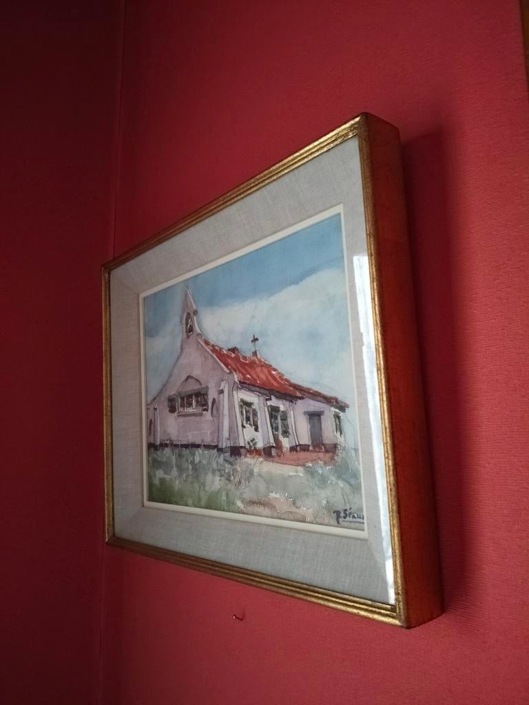 Peinture "De kapel  van St Idesbald" ou de keunekapel, Enlèvement