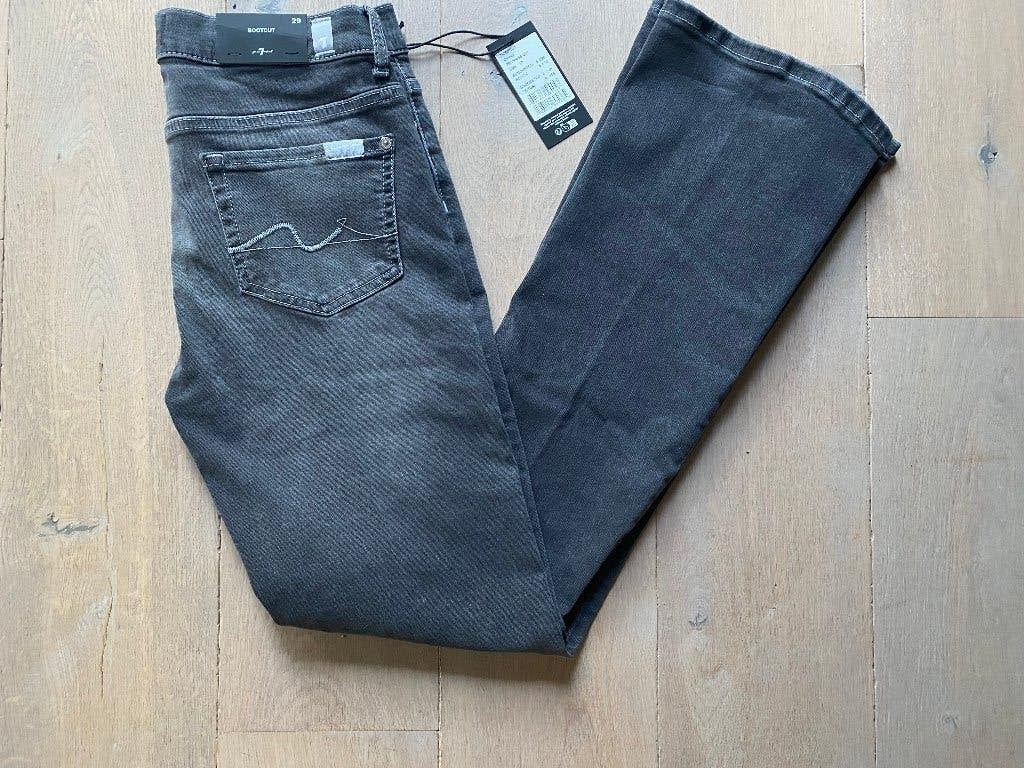 Jeans gris coupe botte 7 for All Mankind - 29 - 240 euros NP, Neuf, W28 - W29 (confection 36), Gris, Enlèvement ou Envoi