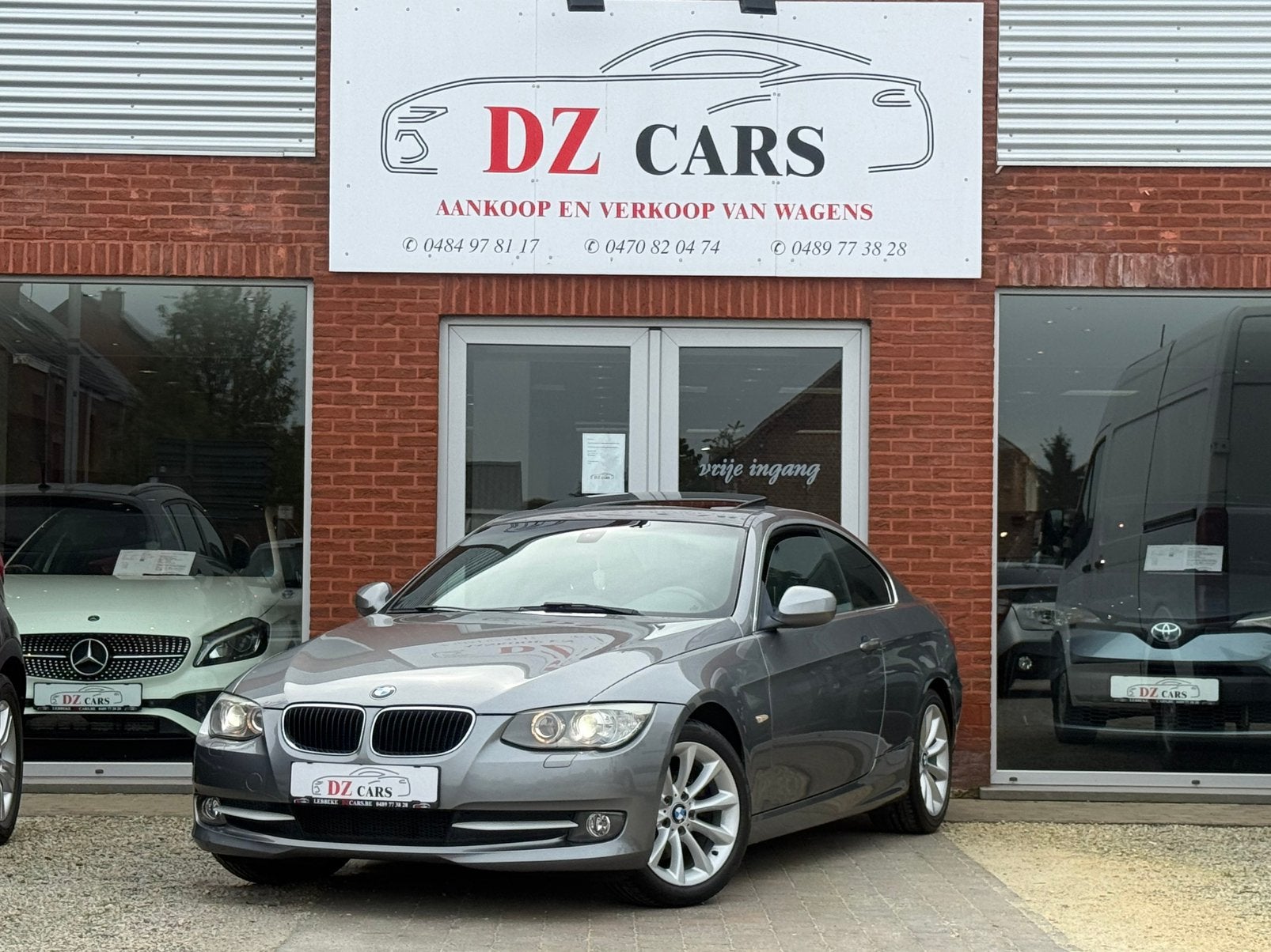 BMW 320 D COUPÉ 163PK |NAVI | OPEN DAK | XENON | LED |, Auto's, Achterwielaandrijving, Zwart, 4 cilinders, Leder en Stof