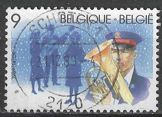 Belgique 1989 - Yvert/OBP 2345 - L'Armée du Salut (ST), Timbres & Monnaies, Timbres | Europe | Belgique, Envoi, Affranchi, Oblitéré