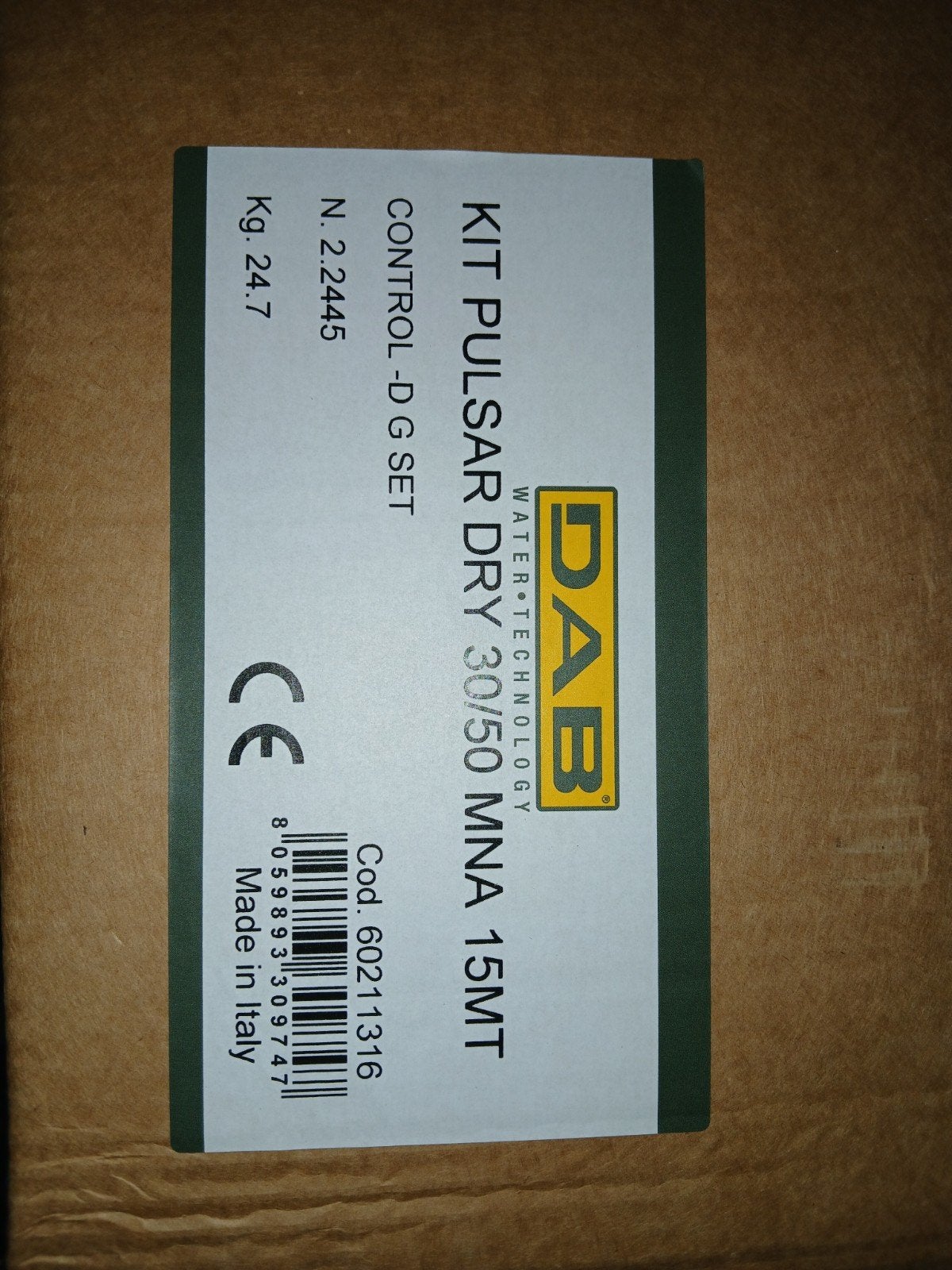DAB regenwaterpomp inox Pulsar set, Ophalen, Nieuw, Inox
