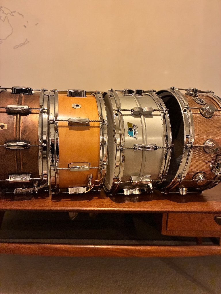 Premium made in USA snare drums (DW, Ludwig), Musique & Instruments, Enlèvement, Comme neuf, Ludwig