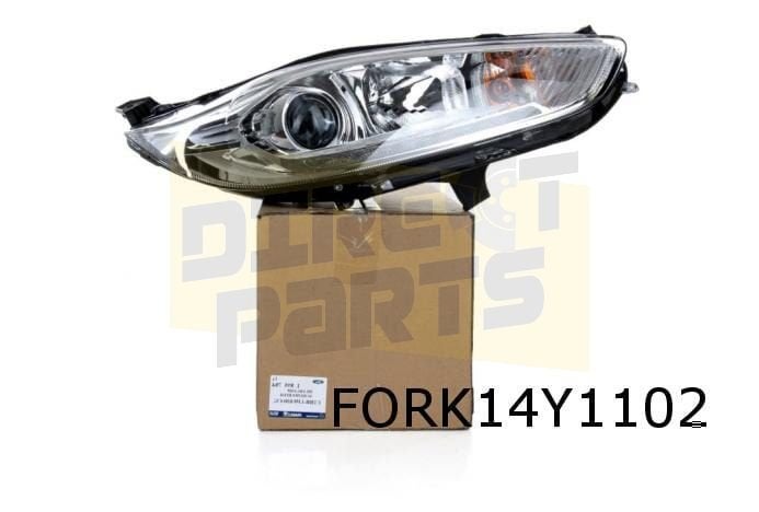Ford Fiesta koplamp Rechts (halogeen / DE-lens / LED DRL) (c, Neuf, -, -, Ford
