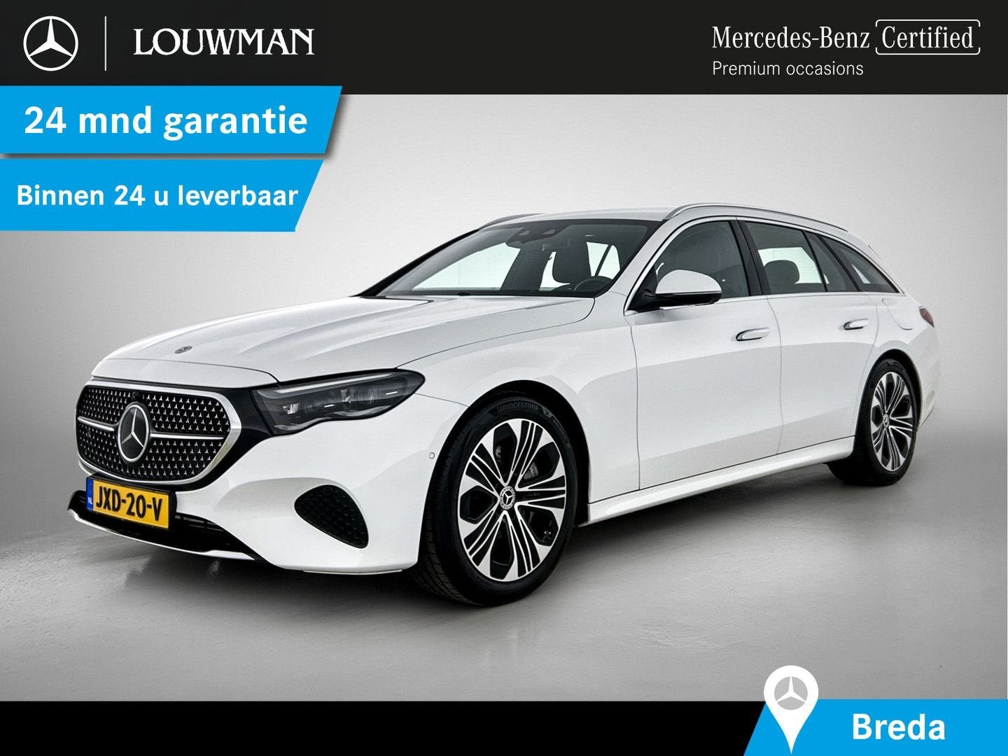 Mercedes-Benz E 300 Estate e Luxury Line Plug-In Hybride | T, Auto's, Zwart, Wit, Break, Hybride Elektrisch/Benzine
