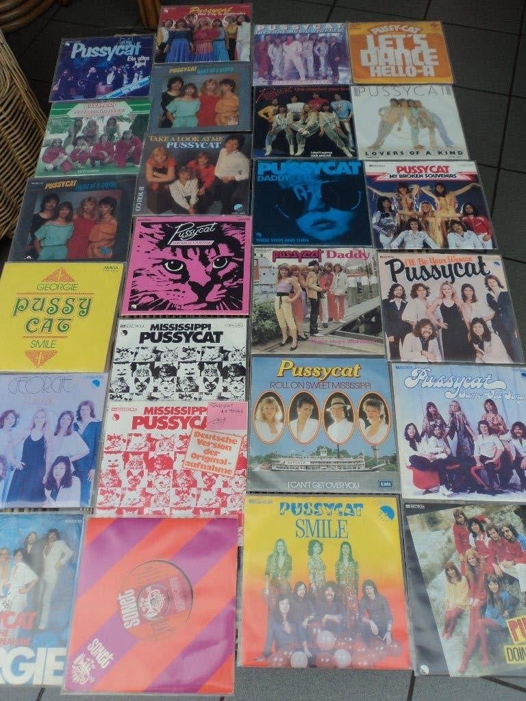 Pussycat: lot van 25 singles voor 10 euro!, Ophalen of Verzenden, Gebruikt