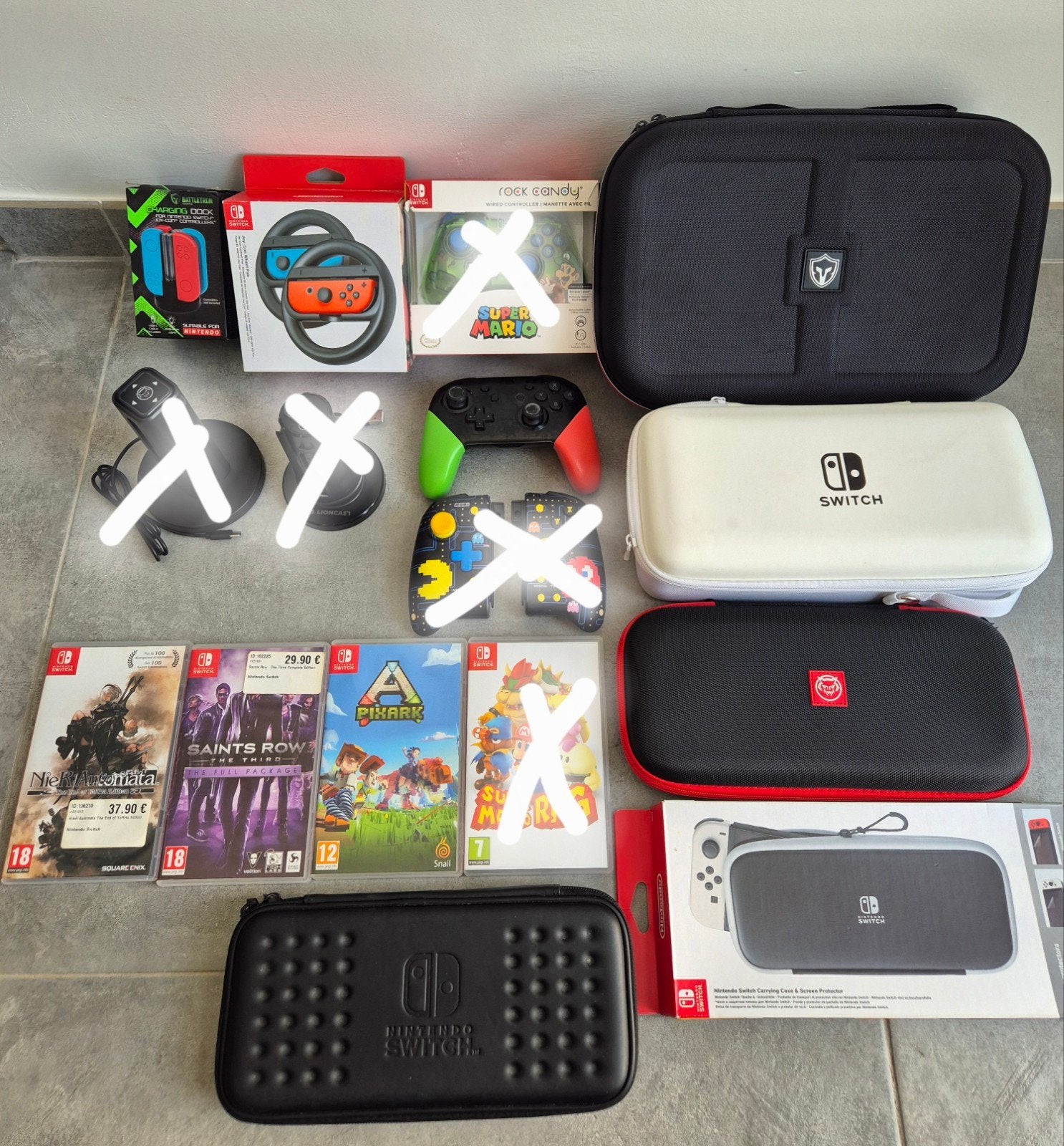 jeux et accessoires switch en excellent état, Enlèvement, Comme neuf
