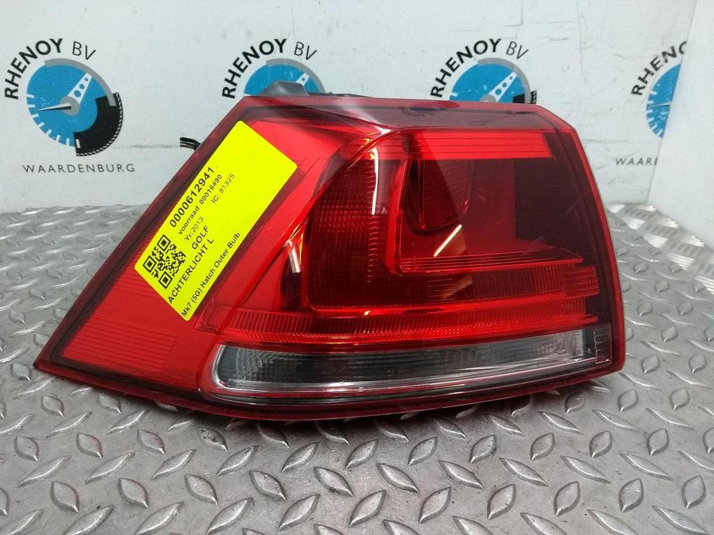 VOLKSWAGEN GOLF BlueMotion Technology ACHTERLICHT L 2013, Ophalen of Verzenden, Gebruikt, Stiba lid