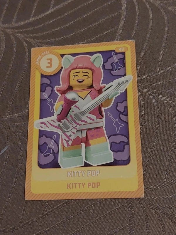 Lego/Verzamelkaart/Kitty Pop, Enlèvement ou Envoi, Comme neuf, Lego
