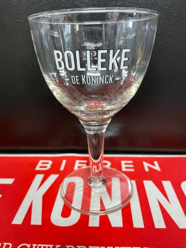21 Bolleke de Koninck glazen, Verzamelen, Ophalen of Verzenden, Zo goed als nieuw, Bierglas