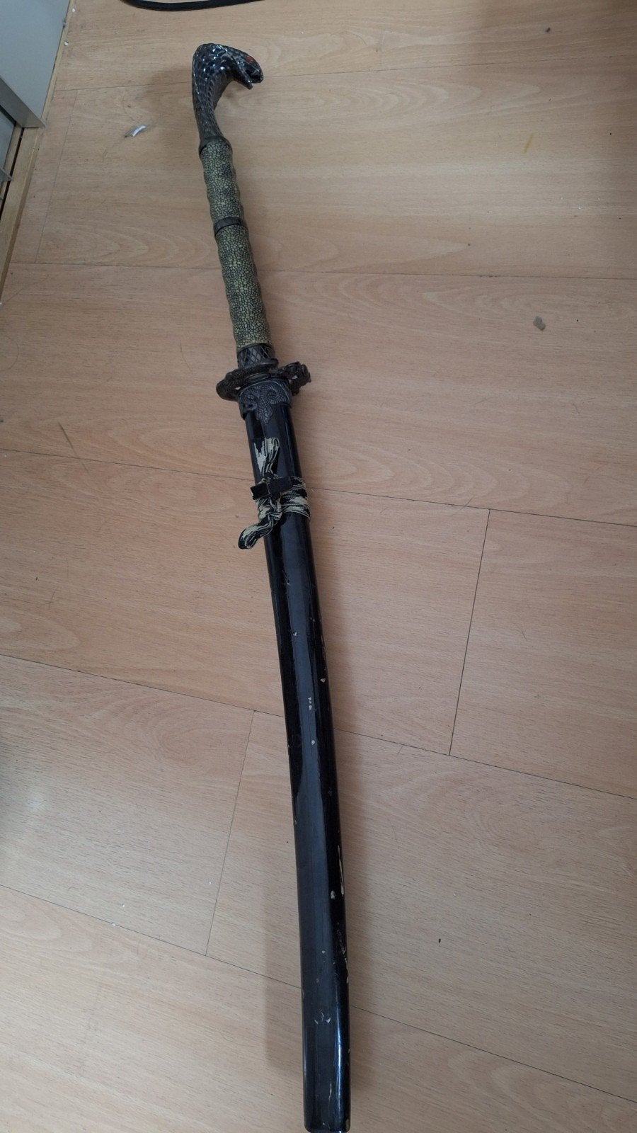 katana à donner, Enlèvement