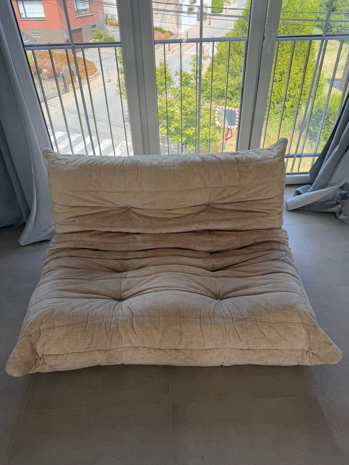 Togo 2 places Ligne Roset – Vintage – Beige crème, Huis en Inrichting, Zetels | Zetels en Chaises Longues, Ophalen, Zo goed als nieuw